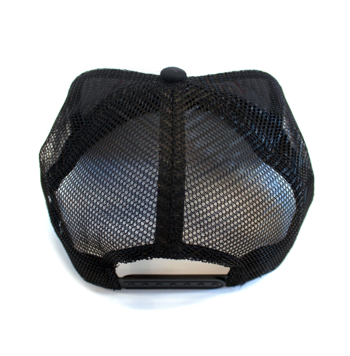 Red Diamond Gray Vintage Trucker — Mid Profile 6-Panel