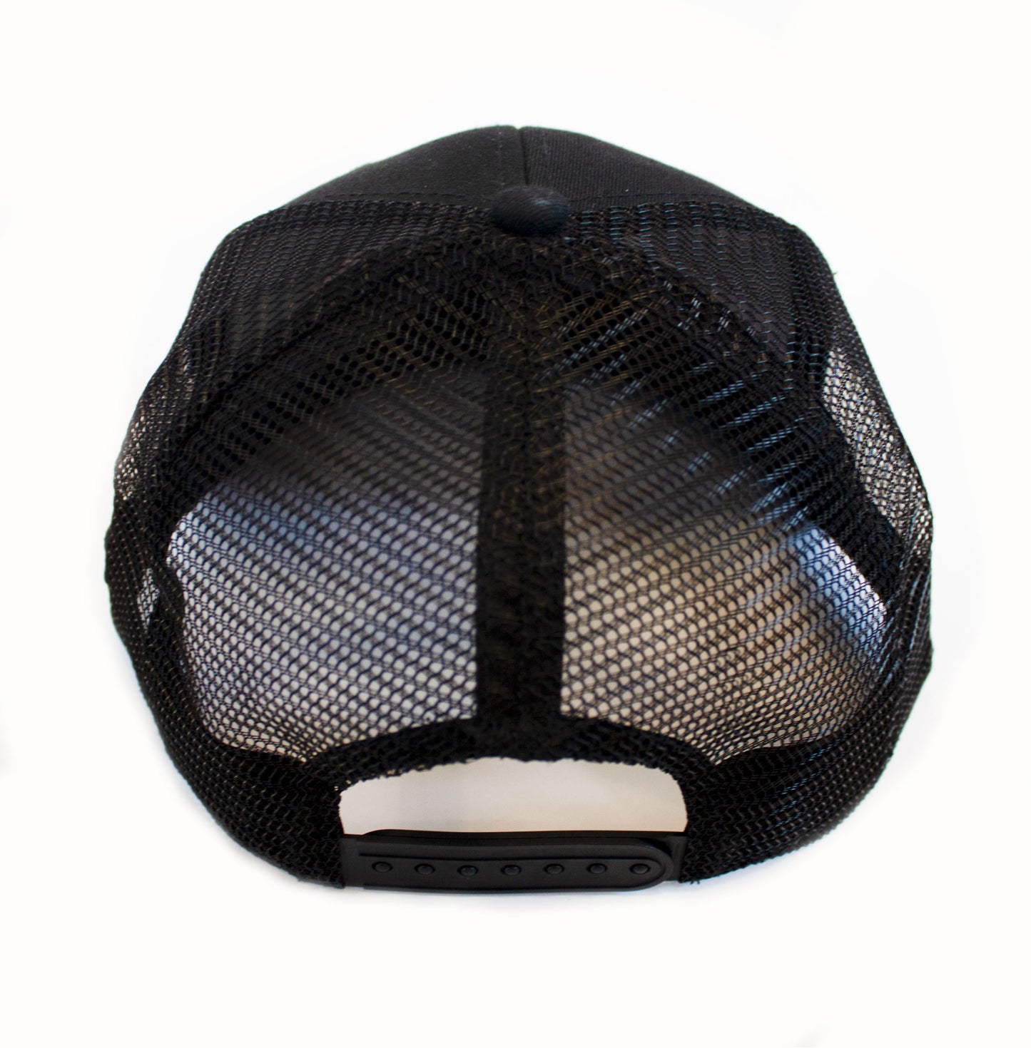 Red Diamond Black Vintage Trucker — Mid Profile 6-Panel